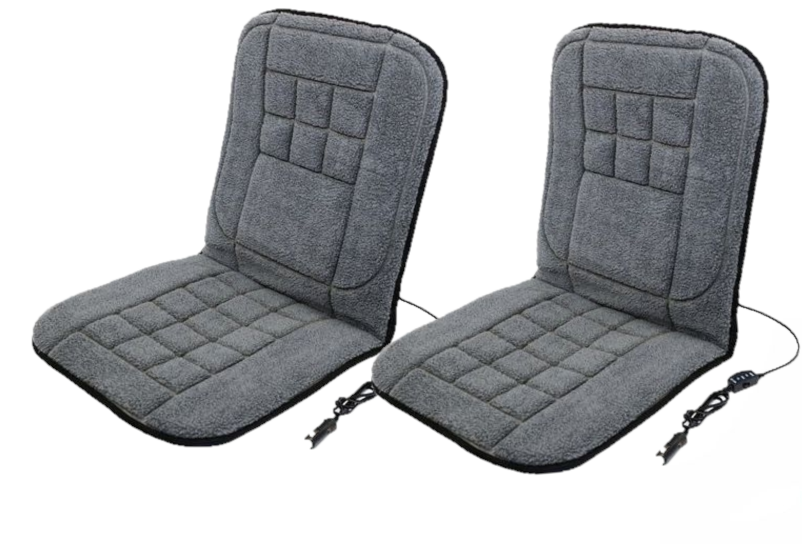 Set 2 huse scaun auto cu incalzire electrica 12V 2 trepte incalzire Nordic